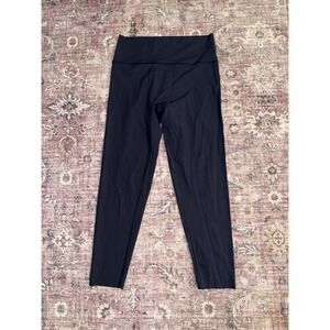 OFFLINE by Aerie Goals 7/8 Seamless Leggings Womens XL Navy Blue Hi-Rise